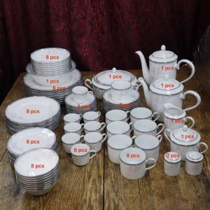 LZ CUP & SAUCER SET PORCELEN