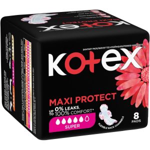 KOTEX PADS SUPER WINGS BLK