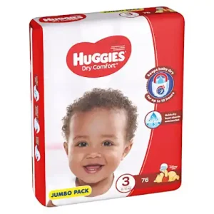 HUGGIES D/COMF J/P #3 76S/60S