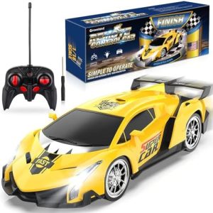 TOY YELLOW RACE CAR