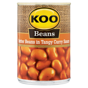 KOO BUTTER BEANS CURRY/TANGY SAUCE