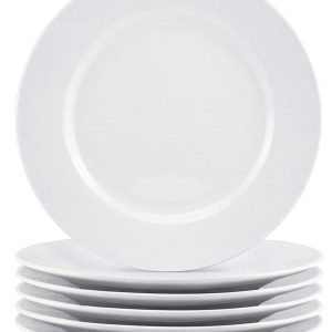 PLATE DINNER WHITE RND