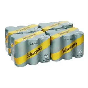 COKE CAN 200ML SCHWEPPES ASST CASE