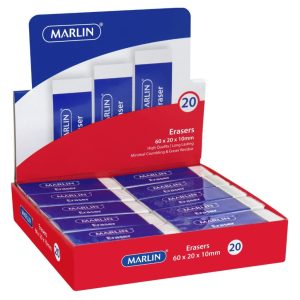 MARLIN ERASERS LARGE 20S