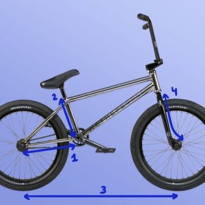 PADDLES BMX 9/16" PLASTIC PF MAX CH