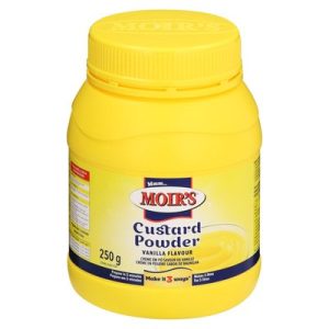 MOIRS CUSTARD JAR