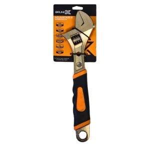 BRUNO ADJUSTABLE WRENCH R/GRIP