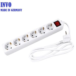 ELEC 6WAY M/PLUG+CORD